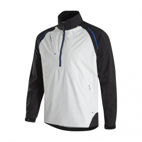 Black / White / Royal Men's Footjoy Golf Select LS Rain Jacket | UK6840312