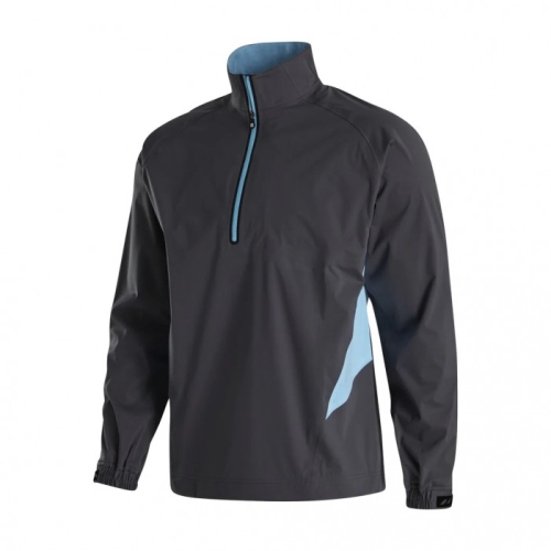 Charcoal / Light Blue Men's Footjoy Golf HydroKnit Pullover | UK4961287