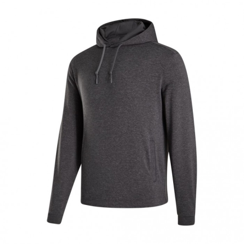 Heather Charcoal Men's Footjoy Golf Lightweight Hoodie | UK5971830