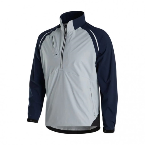 Silver / Navy Men's Footjoy Golf Select LS Rain Jacket | UK0478931