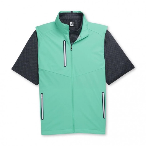 Spearmint Men's Footjoy Golf Lightweight Softshell Vest | UK2071893