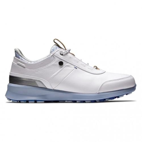 White / Fashion Women's Footjoy Golf Stratos Spikeless Golf Shoes | UK1452037