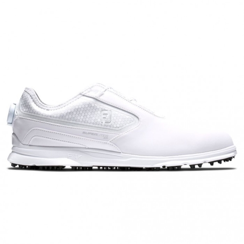 White Men's Footjoy Golf Superlites XP BOA Spikeless Golf Shoes | UK2790183