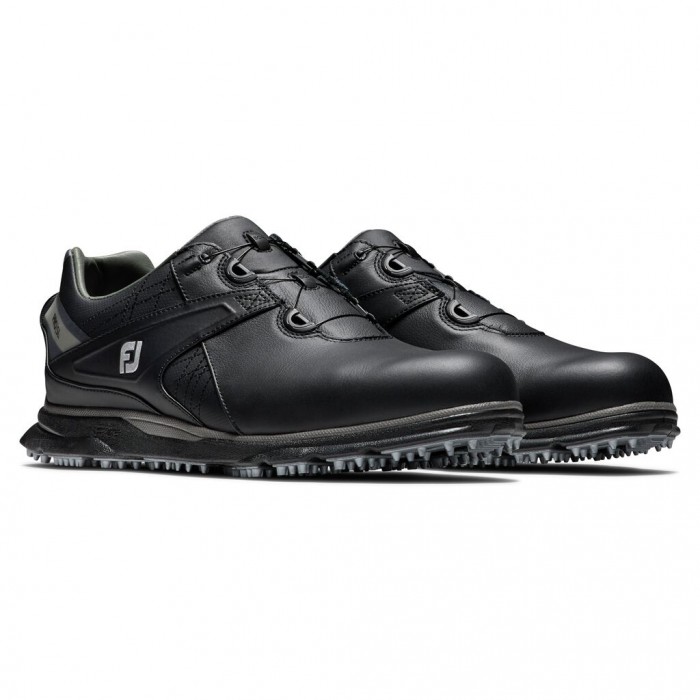 Black Men's Footjoy Golf Pro|SL BOA Spikeless Golf Shoes | UK1630794