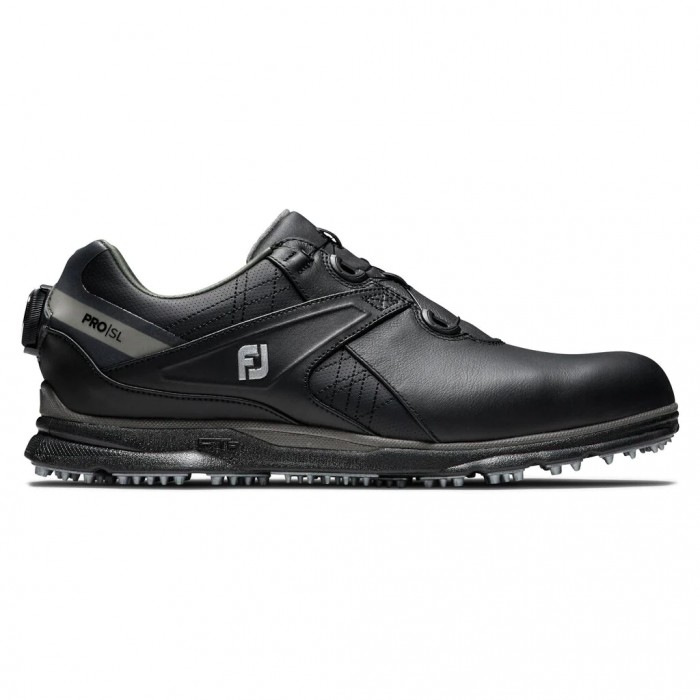 Black Men\'s Footjoy Golf Pro|SL BOA Spikeless Golf Shoes | UK1630794