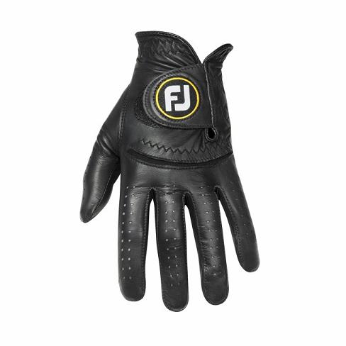 Black Men's Footjoy Golf StaSof Golf Gloves | UK6827319