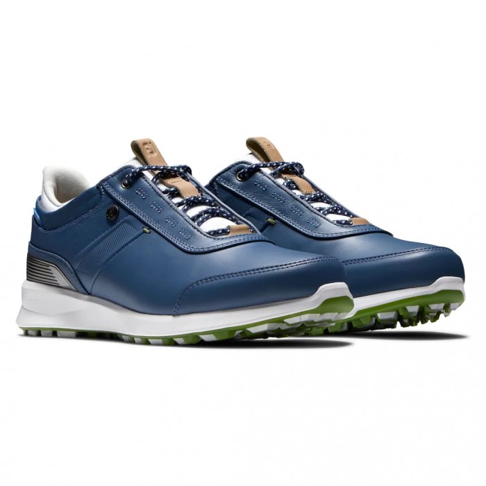 Blue Women's Footjoy Golf Stratos Spikeless Golf Shoes | UK2619538