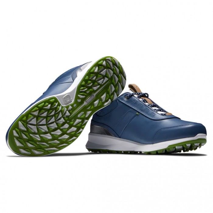 Blue Women's Footjoy Golf Stratos Spikeless Golf Shoes | UK2619538