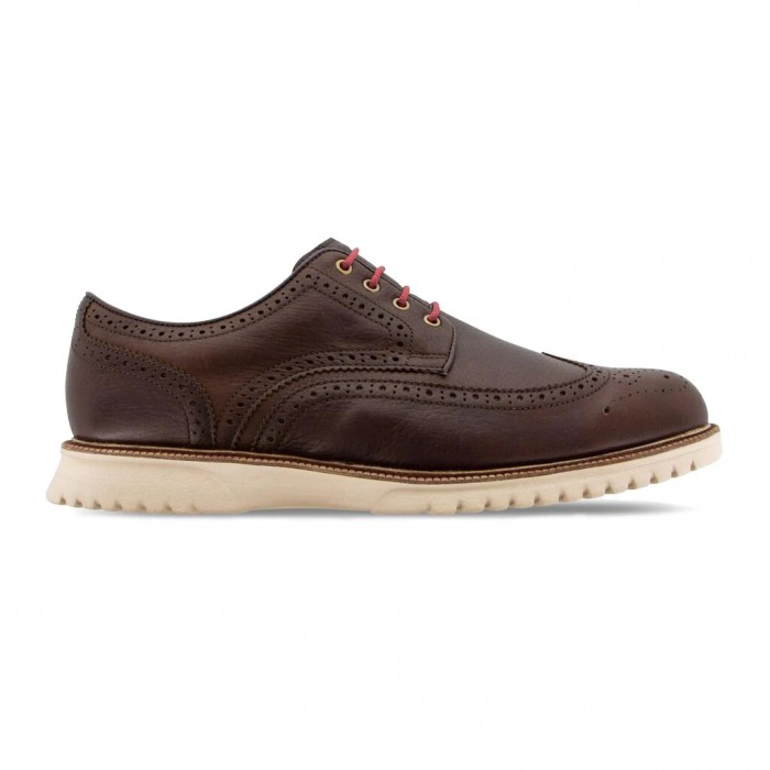 Brown Men\'s Footjoy Golf Club Casuals Wing Tip Shoes | UK8906342