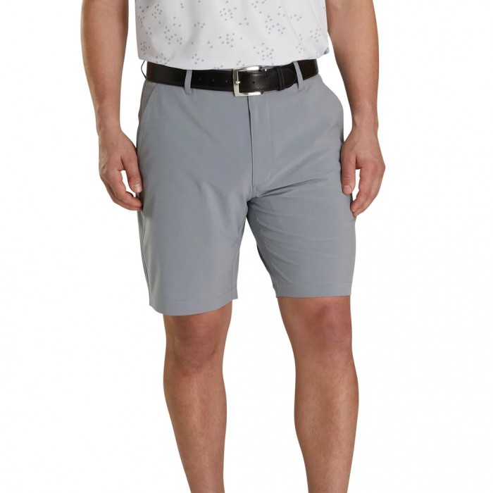 Grey Men's Footjoy Golf Lightweight Shorts 9