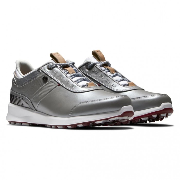 Grey Women's Footjoy Golf Stratos Spikeless Golf Shoes | UK9406538