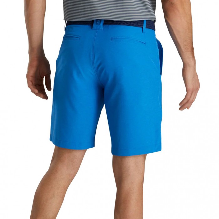 Heather French Blue Men's Footjoy Golf Stretch Woven Shorts 10