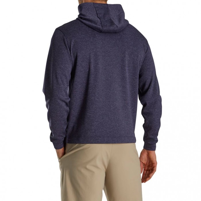 Heather Navy Men's Footjoy Golf Lightweight Hoodie | UK7426850