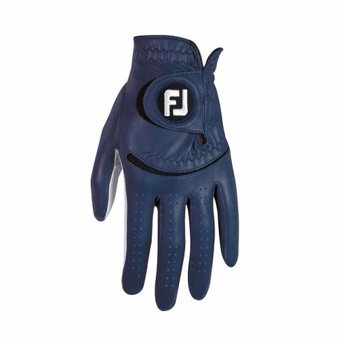 Navy Blue Men's Footjoy Golf Spectrum Golf Gloves | UK9378046