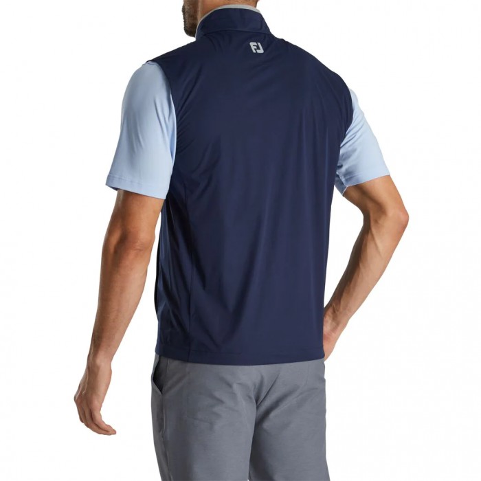 Navy / Grey Men's Footjoy Golf HydroKnit  Vest | UK4230971