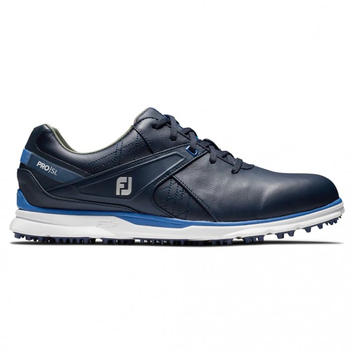 Navy / Light Blue Men\'s Footjoy Golf Pro|SL Spikeless Golf Shoes | UK9801435