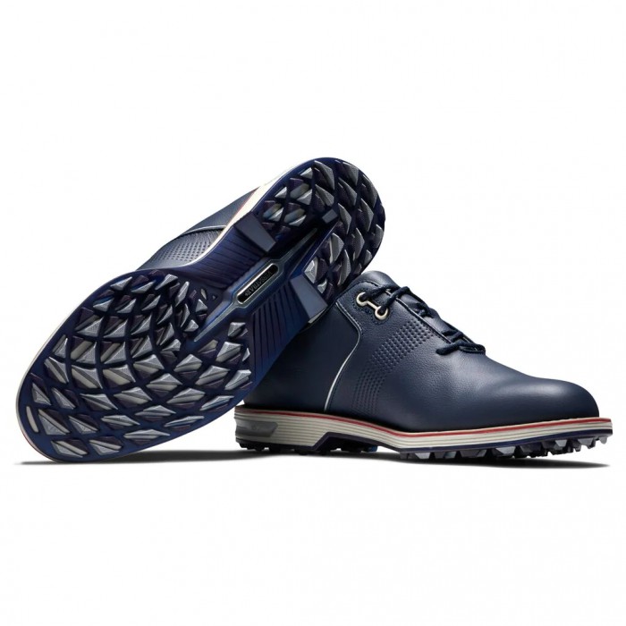 Navy Men's Footjoy Golf Premiere Series - Flint Spikeless Golf Shoes | UK8176905