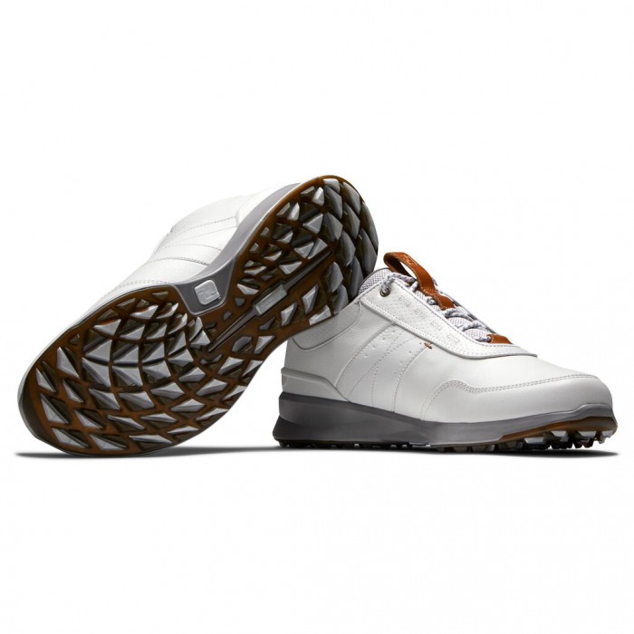 Off-White Men's Footjoy Golf Stratos Spikeless Golf Shoes | UK0153678