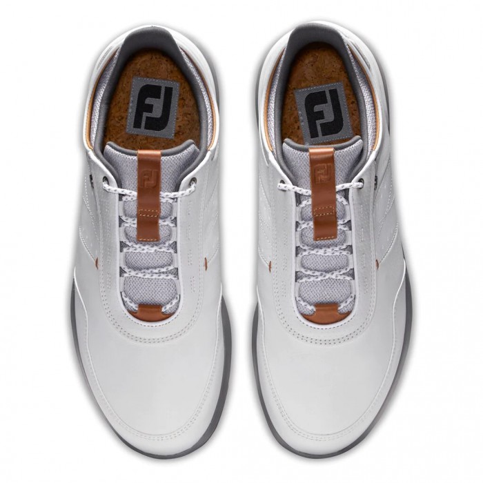 Off-White Men's Footjoy Golf Stratos Spikeless Golf Shoes | UK0153678