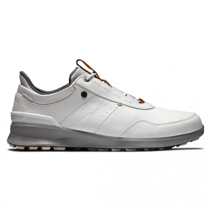 Off-White Men\'s Footjoy Golf Stratos Spikeless Golf Shoes | UK0153678