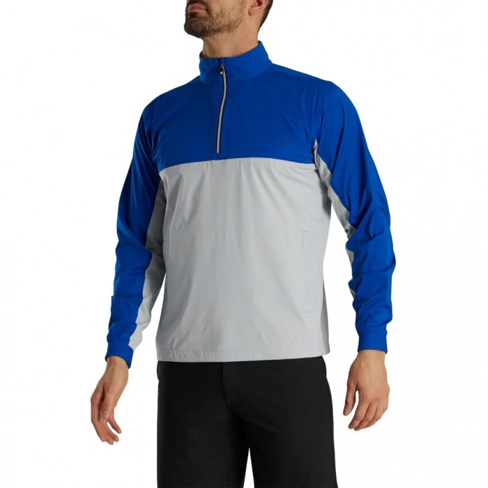 Royal / Silver Men's Footjoy Golf HydroKnit  Pullover | UK9047256