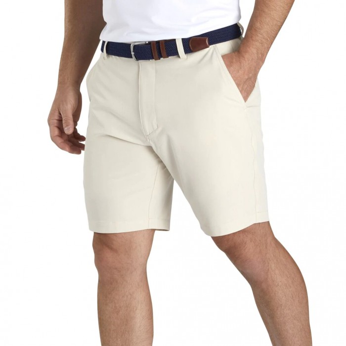 Stone Men's Footjoy Golf Lightweight Shorts 9