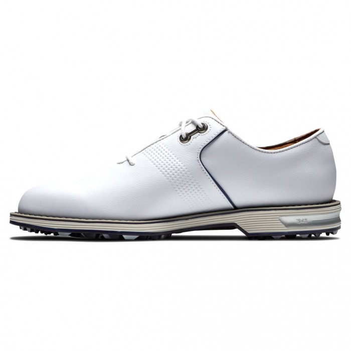 White Men's Footjoy Golf Premiere Series - Flint Spikeless Golf Shoes | UK7406213