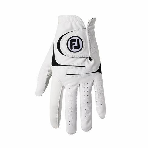 White Men's Footjoy Golf WeatherSof Golf Gloves | UK2350618