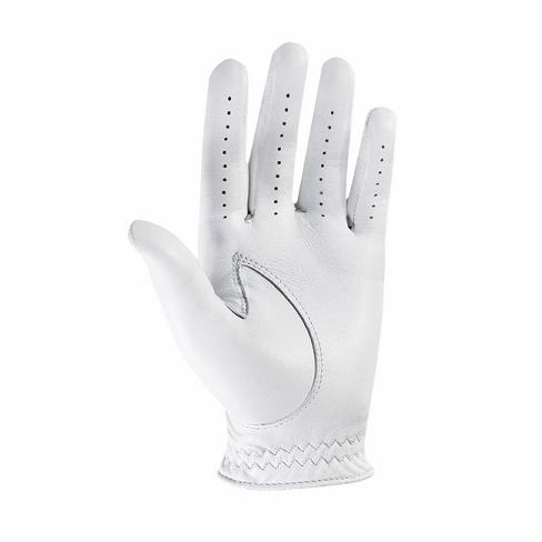 White Women's Footjoy Golf StaSof Flag Golf Gloves | UK2308679